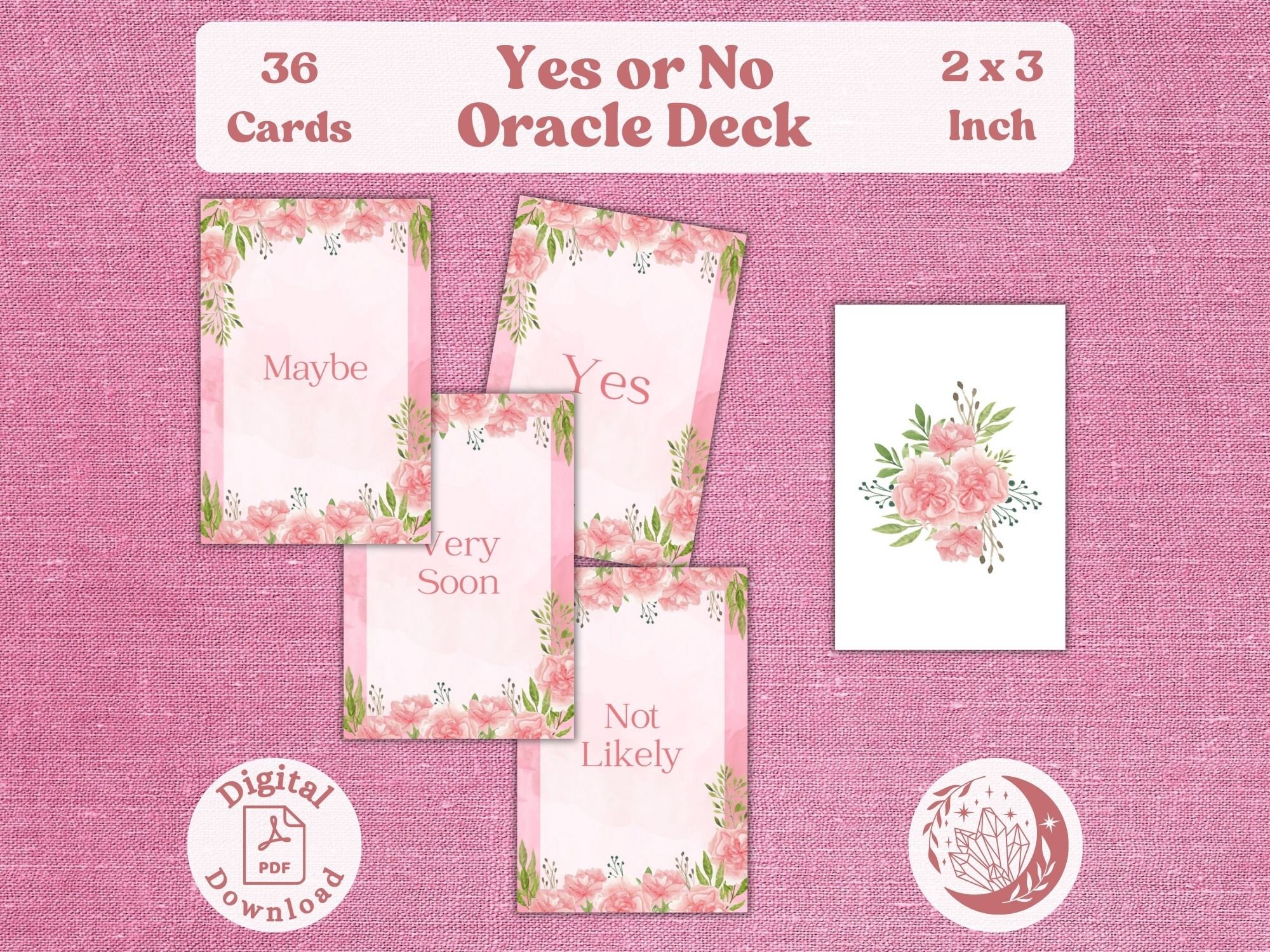 The Answer is Simple Oracle Cards - Etsy