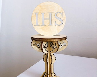 Primera Comunión - Cáliz / Hostia - 3D DXF