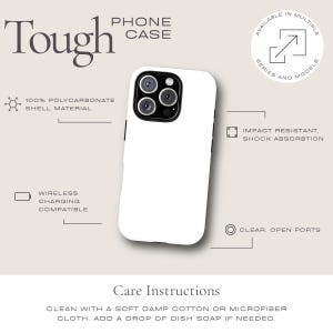 Canva Tough Phone Case Mockup Phone Case Care Card Phone Case Info Mockup Printify Phone Case iPhone 16 Case Mockup Google Pixel Mockup