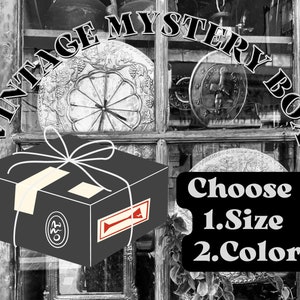 Vintage Mystery Box Antique Surprise Box Present For You