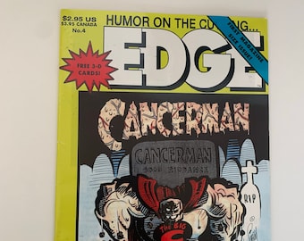 Humor on the Cutting Edge #4 FN; Edge | Cancerman