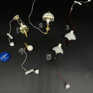 Vintage Puppenhaus Miniatur Lichterkette | 12V Kabelgebundene Lampen