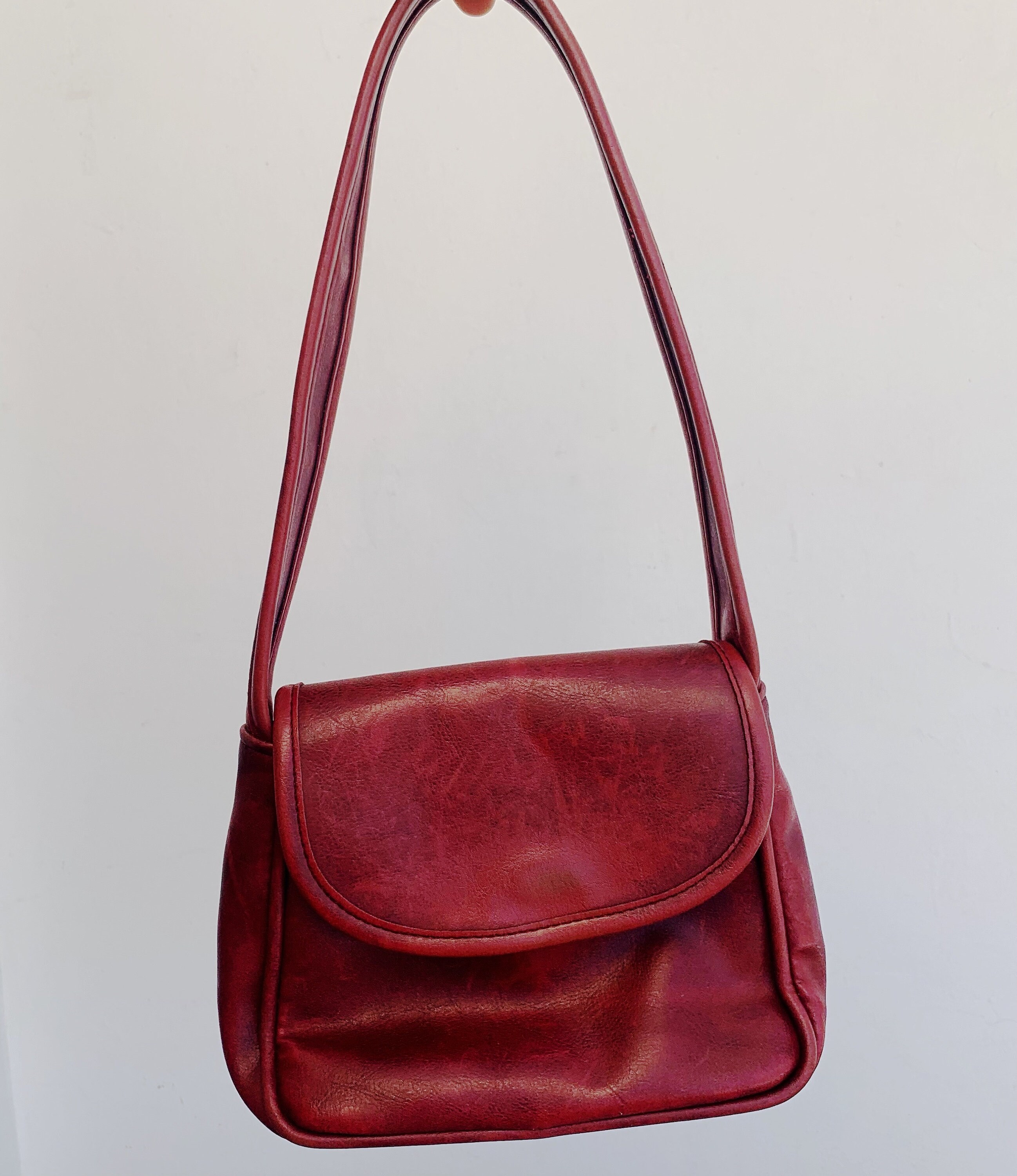 Félicie leather crossbody bag Louis Vuitton Burgundy in Leather