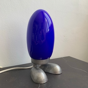 Vintage Ikea/ Table Lamp Dino Egg /by Tatsuo Konno/ Fjorton/ 1990/ Vintage Lamp Ikea