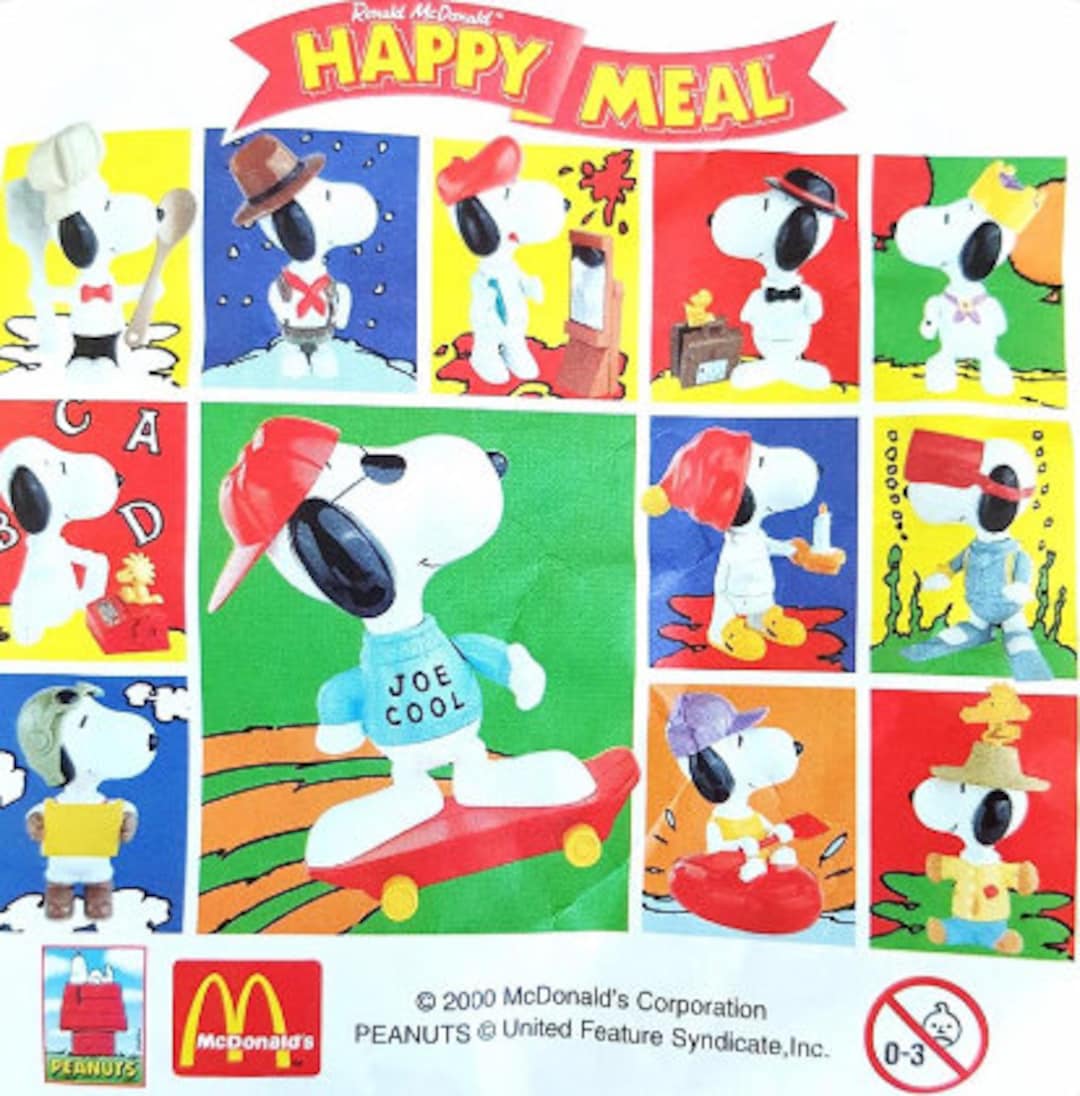アメリカ ヴィンテージ スヌーピー フィギュア マクドナルド1点+6点 アメリカ ヴィンテージ スヌーピー フィギュア マクドナルド1点+