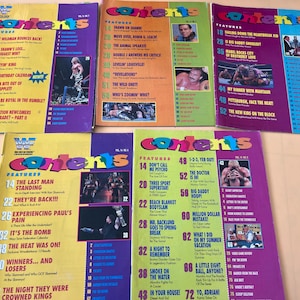 WWF Wrestling Magazine Lot 1995–1996 (6 Issues, No Covers) – Shawn Michaels, Undertaker, Ultimate Warrior – Vintage WWF Posters & Features