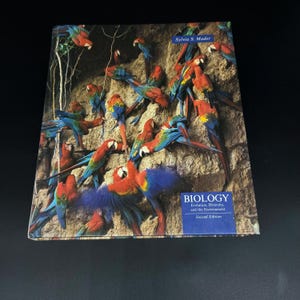 Biology Textbook Sylvia S. Mader 2nd Edition – Evolution Diversity Environment – College Study Book – 1985 Hardcover