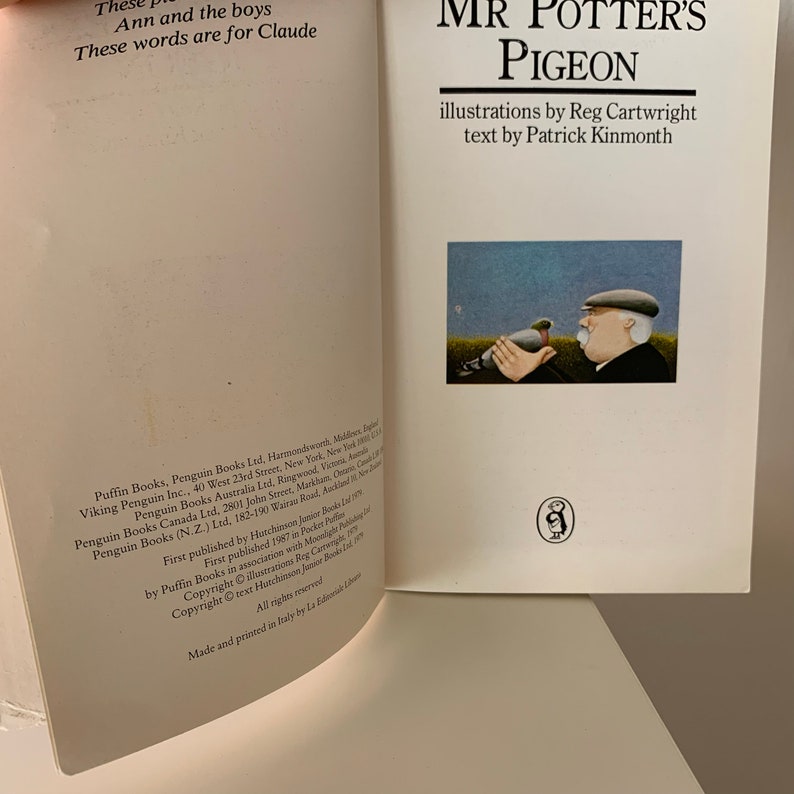 Mr. Potter's Pigeon little Greats by Patrick Kinmonth, R. Cartwright ...