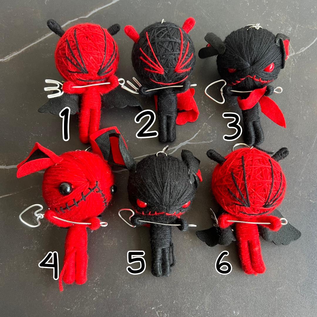 Devil Voodoo Keychain - Etsy
