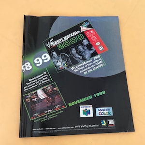 Power Slam Wrestling Magazine Oct 1999 – The Big Show Cover, Mankind Fold-Out Poster – WWF ECW WCW News – Attitude Era Collectible