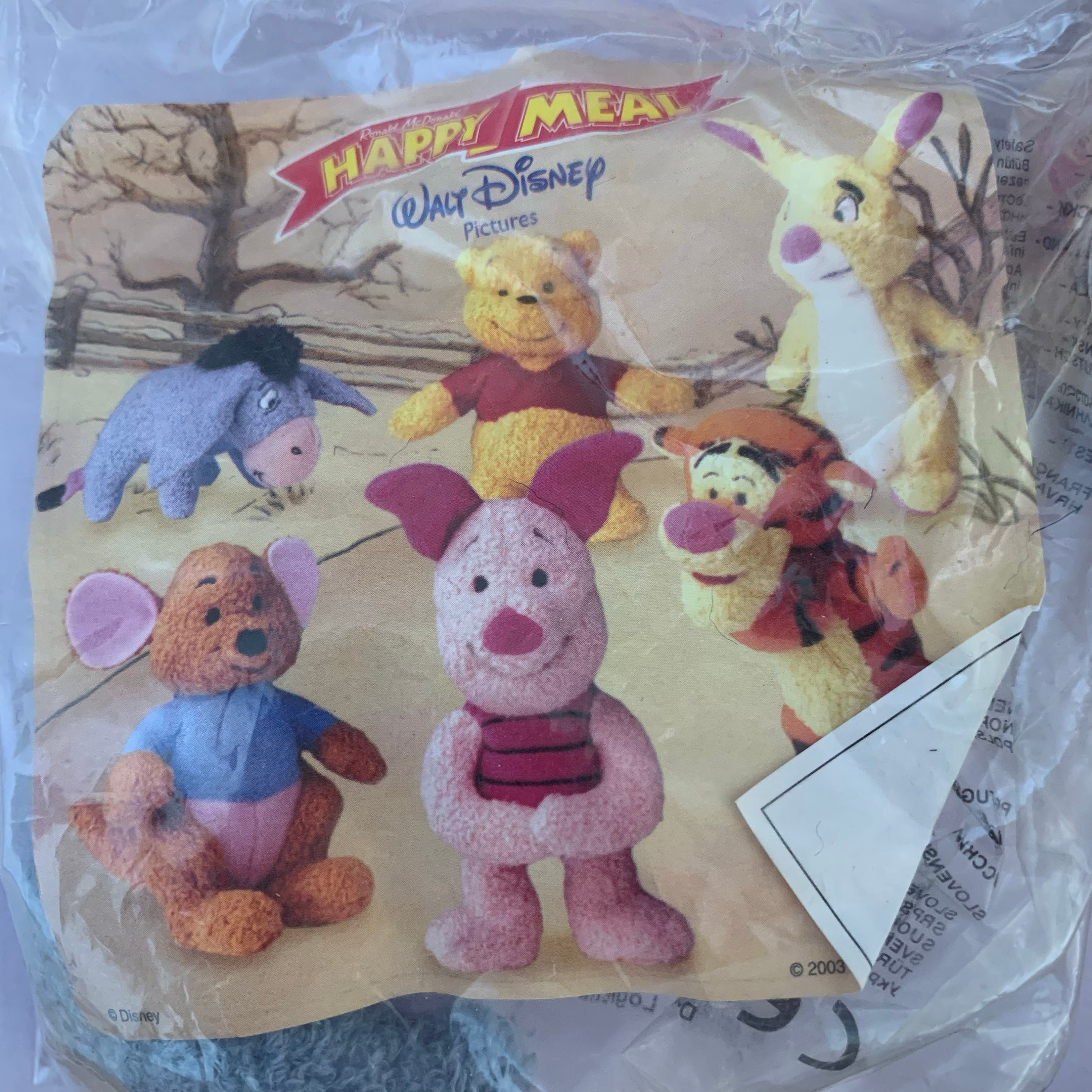 Mcdonalds winnie sale the pooh toys