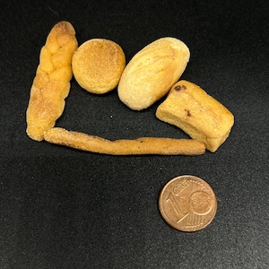 Miniature Bread Set for Dollhouse | 1:12 Scale Realistic Bakery Food