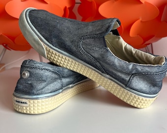 Sneakers Diesel Vansis W Denim Slip-On – Y2K Grunge, EU 37 / US 7