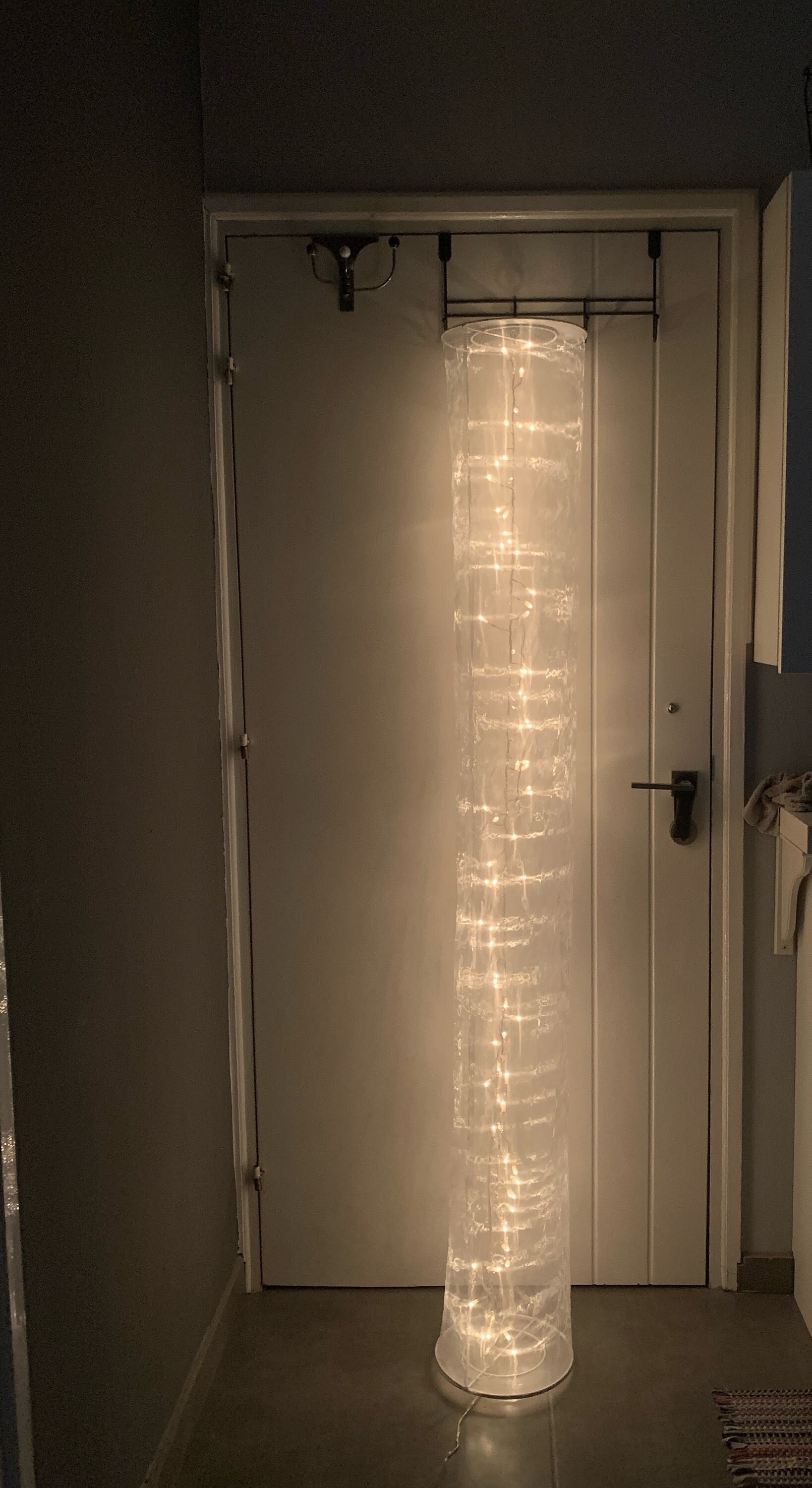 【レア】廃盤IKEA GLÄNSA 光るリース 欧州購入 ジャンク Vintage IKEA GLANSA/ White Lamp Garland Lamp Designer by Sigga