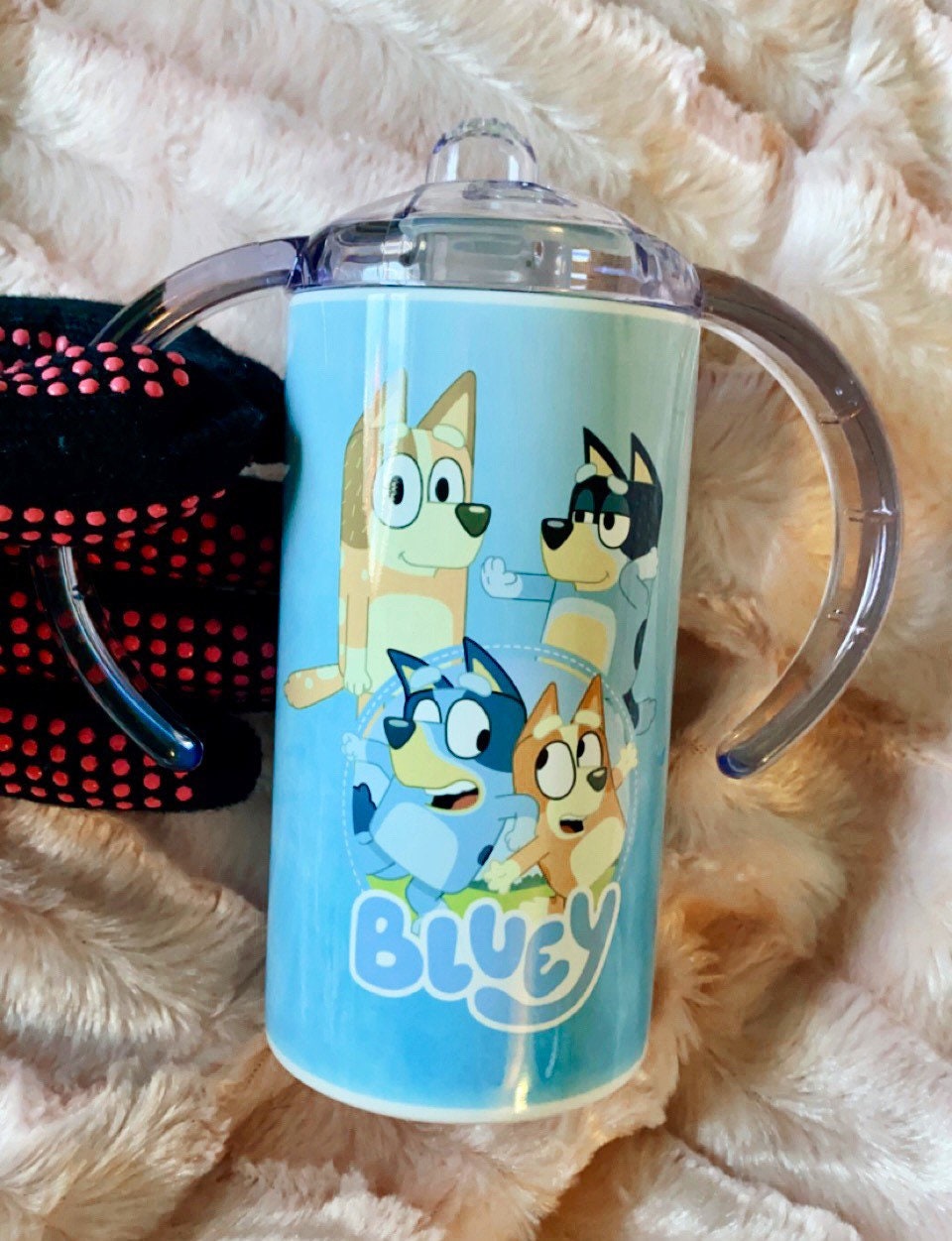 Bluey 12 oz Sippy Cup – J and F Creations