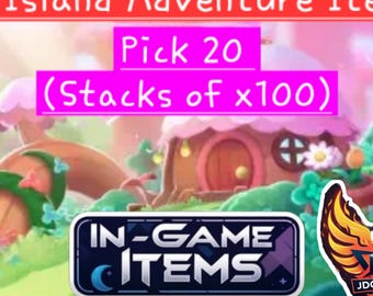 Pick 20 Items **Hello Island Adventure**