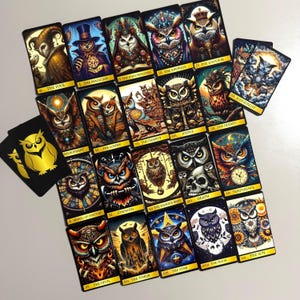 Owl Tarot Card, Animal Tarot Card and Tarot Box, 78 Tarot Card Deck