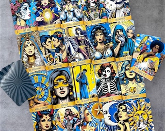 Pop Art Tarot Card Deck: Retro Colorful Art, 78 Cards