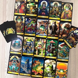 Frog Tarot Card Deck: 78-Card Complete Tarot with Gold Box