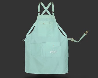 Farm & Trim Apron Cross Straps - Mint Farmers Defense
