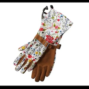 Womanswork Glove With Arm Saver Floral Print - Various Sizes Medium and Large