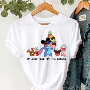 Disney Stitch Shirt, Disney Snacks Shirt, Disney Gift, Disneyland Trip Shirt, Stitch Snacks Shirt, Disney Family Shirt, Disney Toodler Shirt