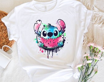Camiseta de Stitch de Disney, camiseta de Stitch y Lilo, camiseta de Disneyland, camiseta de pareja de Stitch, camiseta de viaje de Disney, camiseta de vacaciones de Disney, camiseta de Disney para niños