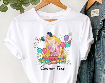 Disney Princess Birthday Shirt, Disney Birthday Girl Shirt, Custom Birthday Shirt Disney, Disney Theme Birthday Party Shirt, Disney Birthday