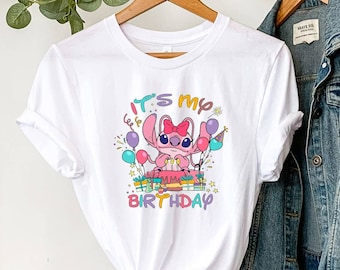 Stitch und Engel Shirt, Stitch und Angel Shirt, Disney Kinder Geburtstag Shirt, Stitch Shirt, Toodler Geburtstag Shirt, Engel Shirt