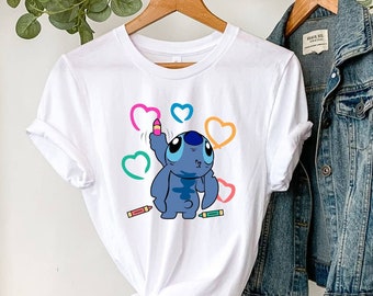 Disney Stitch Shirt, Lilo and Stitch Shirt, Ohana Shirt, Stitch Custom Shirt, Disney Kids Shirt, Disney Family Shirts, Disney Toodler Shirt