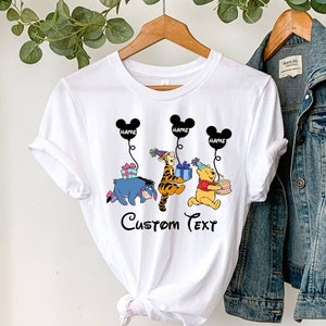 Winnie The Pooh Birthday Shirt, Pooh Bear Shirt, Custom Birthday Shirt, Birthday Party Shirt, Birthday Family Shirts, Birthday Toodler Shirt