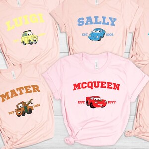 Disney Cars Matching Shirt, Tow Mater Shirt, Lightning McQueen Shirt, Disney Cars Group Shirts, Disney Family Trip Shirt, Cars Magic Kingdom