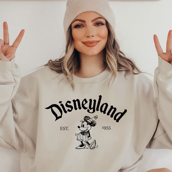 Minnie Disneyland Sweatshirt, Disneyland Girls Trip Sweatshirt, Disneyland Group Sweatshirt & Hoodie, Disneyland Family Matching Sweatshirt