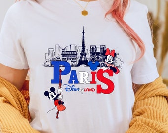 Disneyland Paris Trip Shirt, Eiffel Tower Mickey Minnie Shirt, France Paris Family Trip Tee, Disney Paris Shirt, Family Matching Paris Shirt