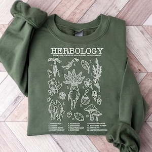 Wizarding School Sweatshirt, Wizard House Family Sweatshirt, Herbology Plants Sweatshirt, Wizarding World Sweatshirt, Hp Inspired Sweatshirt