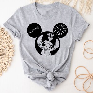 Disney Mickey Ears Stitch Shirt, Funny Stitch Shirt, Ohana Means Family Stitch Tee, Disney Family Trip Shirt, Disneyland Matching Stitch Tee