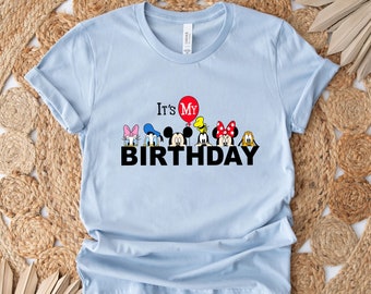 Disney Mickey And Friends Birthday Shirt, Disneyland Best Birthday Ever Shirt, Mickey Kids Birthday Shirt, Disneyworld Birthday Party Tee
