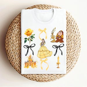Magic Kingdom Princess Shirt, Princess Coquette Shirt, Cinderella Coquette Shirt, Princess Belle Shirt, Tiana Shirt, Rapunzel Disney Shirt