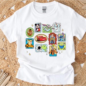 Disney Characters Shirt, Unisex Disneyland Shirt, Disney Crew Shirt, Disney Family Vacation Shirt, Disneyworld Shirt, Disney Group Shirts