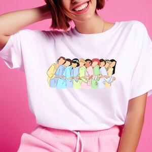 Disney Princess Shirt, Magical Castle Princess Shirt, Rapunzel Ariel Belle Tiana Cinderella Jasmine, Disneyland Girls Trip Matching Shirts