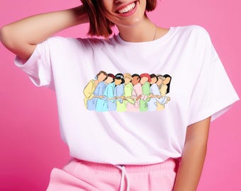 Disney Princess Shirt, Magical Castle Princess Shirt, Rapunzel Ariel Belle Tiana Cinderella Jasmine, Disneyland Girls Trip Matching Shirts