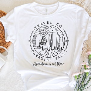 Paradise Falls National Park Shirt, Disney Pixar UP Movie Shirt, Adventure is out there Shirt, Adventure Awaits Shirt, Disney Travel Co. Tee