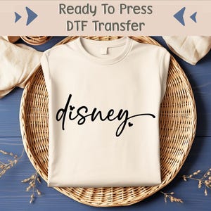 Disney DTF Transfer, Sketch Disney Ready For Press, Disneyland DTF, Disney Unisex Heat Transfer, Disney Women DTF, Simple Disney Dtf Press
