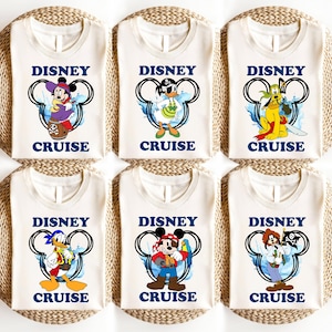 Mickey And Friends Cruise Shirt, All Characters Disney Cruise Shirt, Family Cruise Trip, Disney Wish Dream Magic Wonder Fantasy Disney Shirt