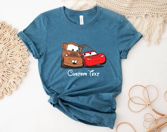 Disney Cars Shirt, Lightning McQueen Shirt, Tow Mater Shirt, Custom Disney Cars Shirts, Customized Cars Shirt, Disney Family Trip Shirt