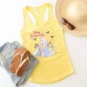 Disney Princess Tank Top, Disney Princess Castle Tank, Disney Ladies Tank, Disney Magical Top, Disney Girls Trip, Women&#39;s Princess Tank Top