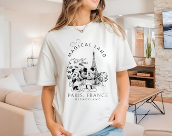Disneyland Paris Trip Shirt, Eiffel Tower Mickey Minnie Shirt, France Paris Family Trip Tee, Disney Paris Shirt, Family Matching Paris Shirt