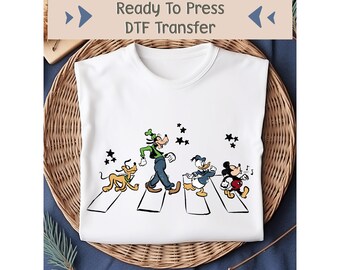 Mickey Mouse DTF Transfer, Disneyland DTF, Disney Goofy Ready To Press, Classic Mickey Image Transfer, Disney DTF Transfer, Pluto Dtf