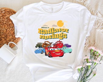 Radiator Springs Shirt, Disney Cars Characters Shirt, Lightning McQueen Shirt, Tow Mater T-shirt, Disneyland Family Trip Shirt