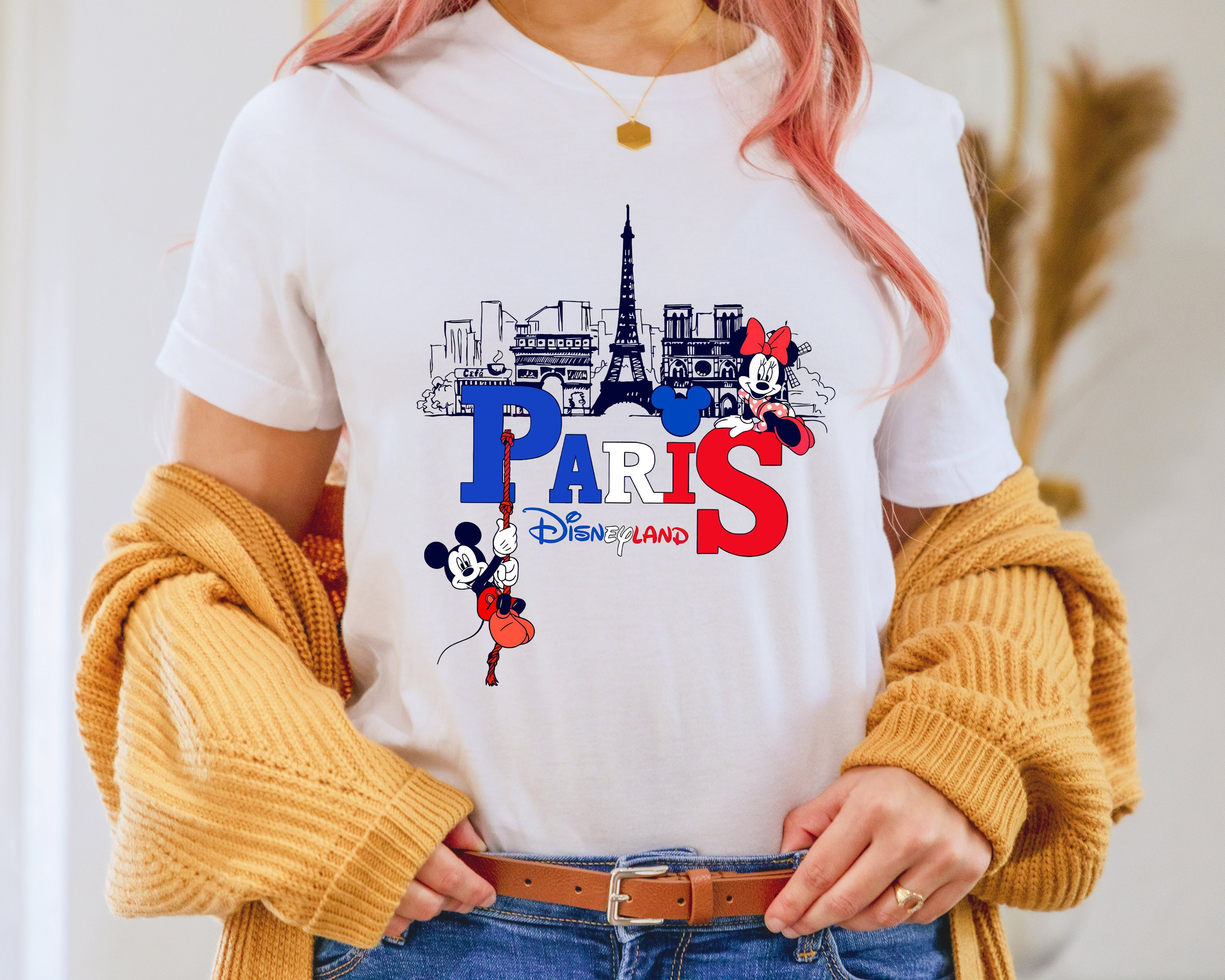 Disneyland Paris Trip Shirt, Eiffel Tower Mickey Minnie Shirt